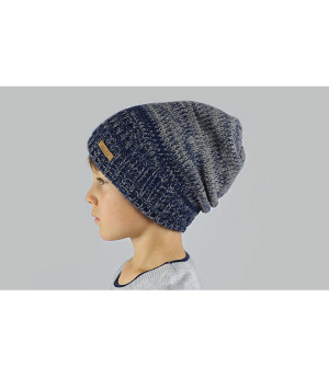 Blue boy oversize beanie Brighton beanie boys deflt blue